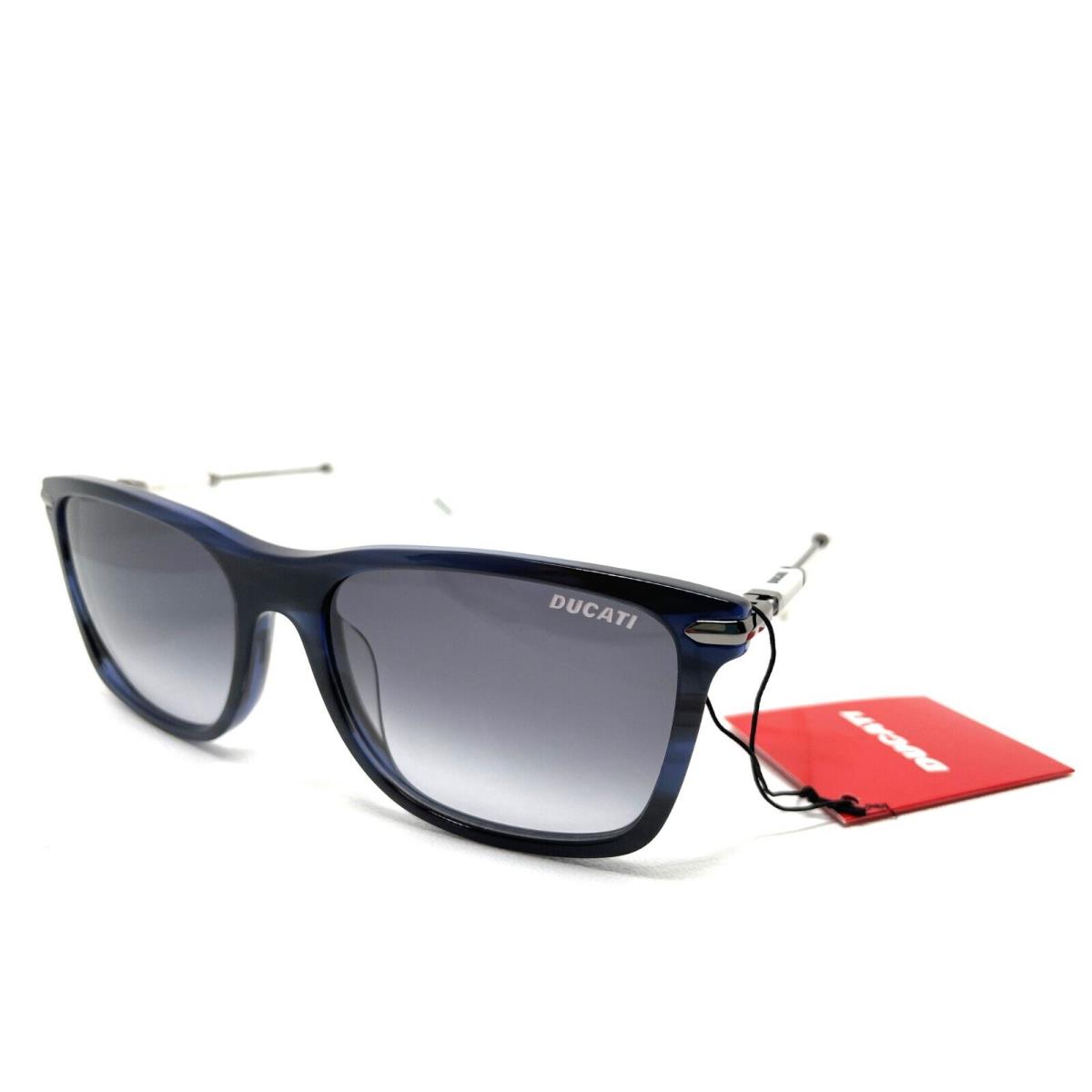 Ducati DA5003-626 Sunglasses Dark Navy Blue/gradient Grey W/case Pouch CC