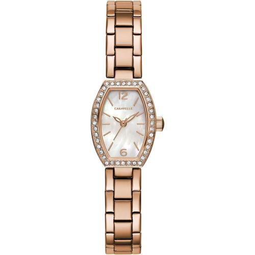 Caravelle by Bulovawomen`s Rose Gold Watch 44L242