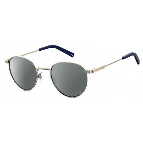 Polaroid 2082/S/X Unisex Designer Polarized Sunglasses Gold Blue 49 mm 4 Options Smoke Grey Polar