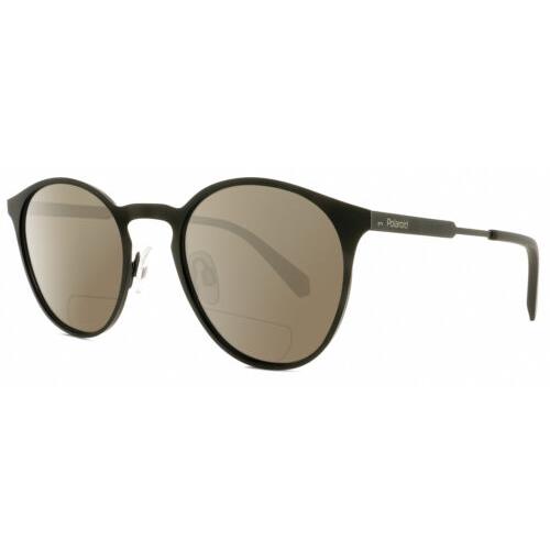 Polaroid 4053/S Womens Polarized Bifocal Reading Sunglasses Black 50mm 41 Option Brown