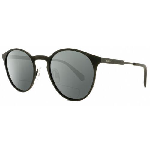 Polaroid 4053/S Womens Polarized Bifocal Reading Sunglasses Black 50mm 41 Option Grey