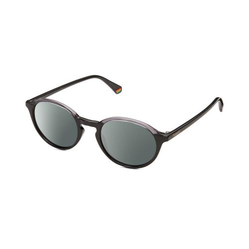 Polaroid 6125/S Unisex Polarized Sunglasses in Black Grey Crystal 50mm 4 Options Smoke Grey Polar