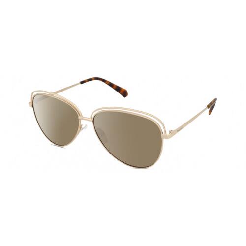 Polaroid 4103/S Women`s Polarized Sunglasses Gold Tortoise Havana 58mm 4 Options Amber Brown Polar
