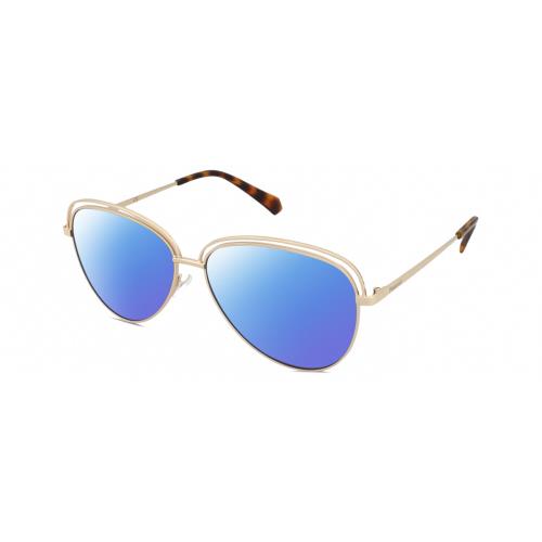 Polaroid 4103/S Women`s Polarized Sunglasses Gold Tortoise Havana 58mm 4 Options Blue Mirror Polar