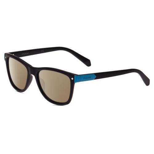 Polaroid Kids 8025/S Unisex Panto Polarized Sunglasses Black Blue 48mm 4 Options