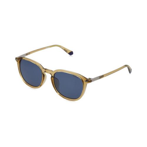 Polaroid 2115/F/S Unisex Sunglasses Crystal Brown Navy/polarized Blue Grey 54 mm