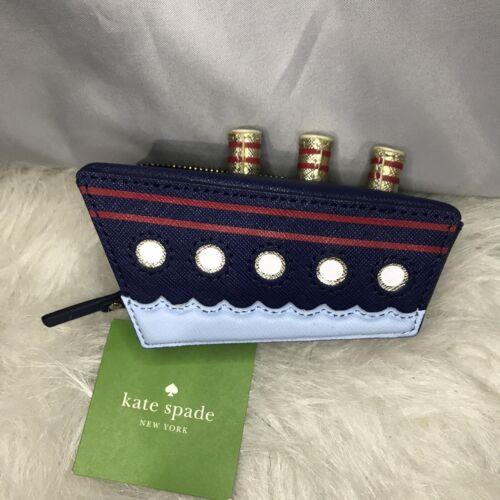 RARE Kate Spade Nautical Patent Leather All Aboard Ship Clutch Handbag Purse  | eBay