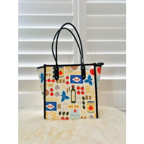 Kate Spade Mangia North South Tote - Italian Pasta Novelty Bag Handbag