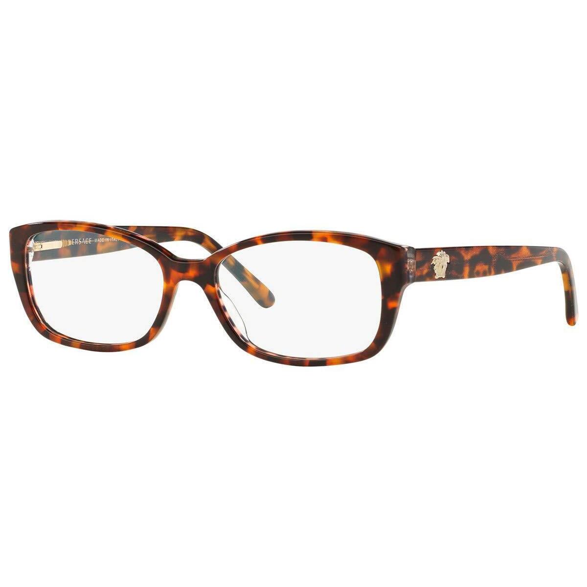 Versace Eyeglasses VE3207 5116 52mm Havana / Demo Lens