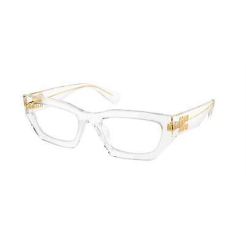 Miu Miu 03XV Eyeglasses 2AZ1O1 Transparent