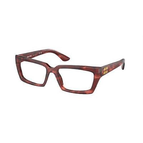 Miu Miu 04XV Eyeglasses 12Q1O1 Red