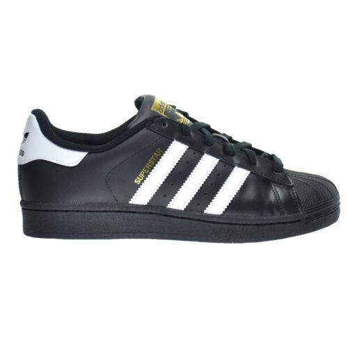 Adidas Superstar Foundation J Big Kid`s Shoes Core Black-ftw White b23642 - Core Black/FTW White