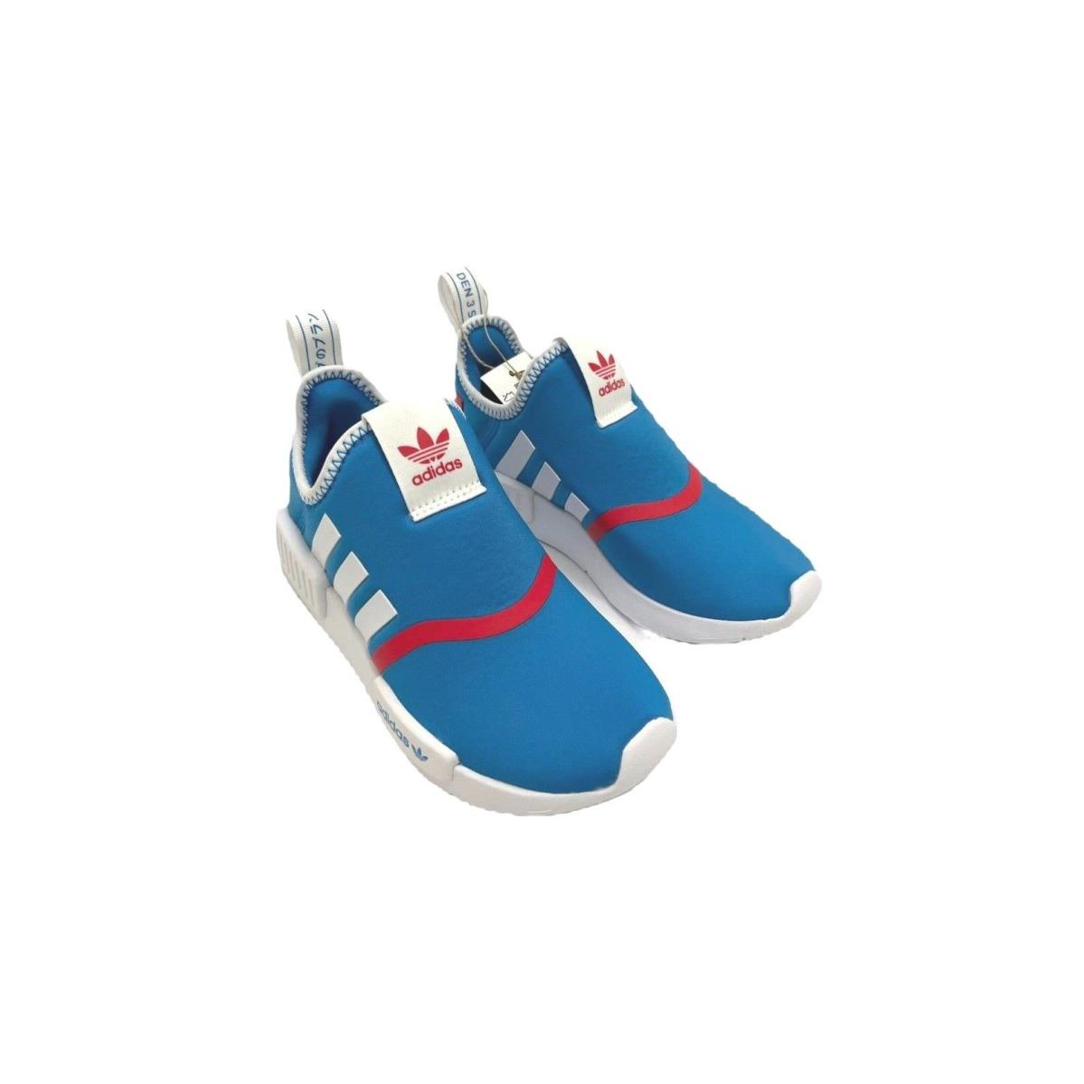Adidas Kids Preschool Nmd 360 Shoes GY 9155 - Blue Rush/Cloud White/Vivid Red