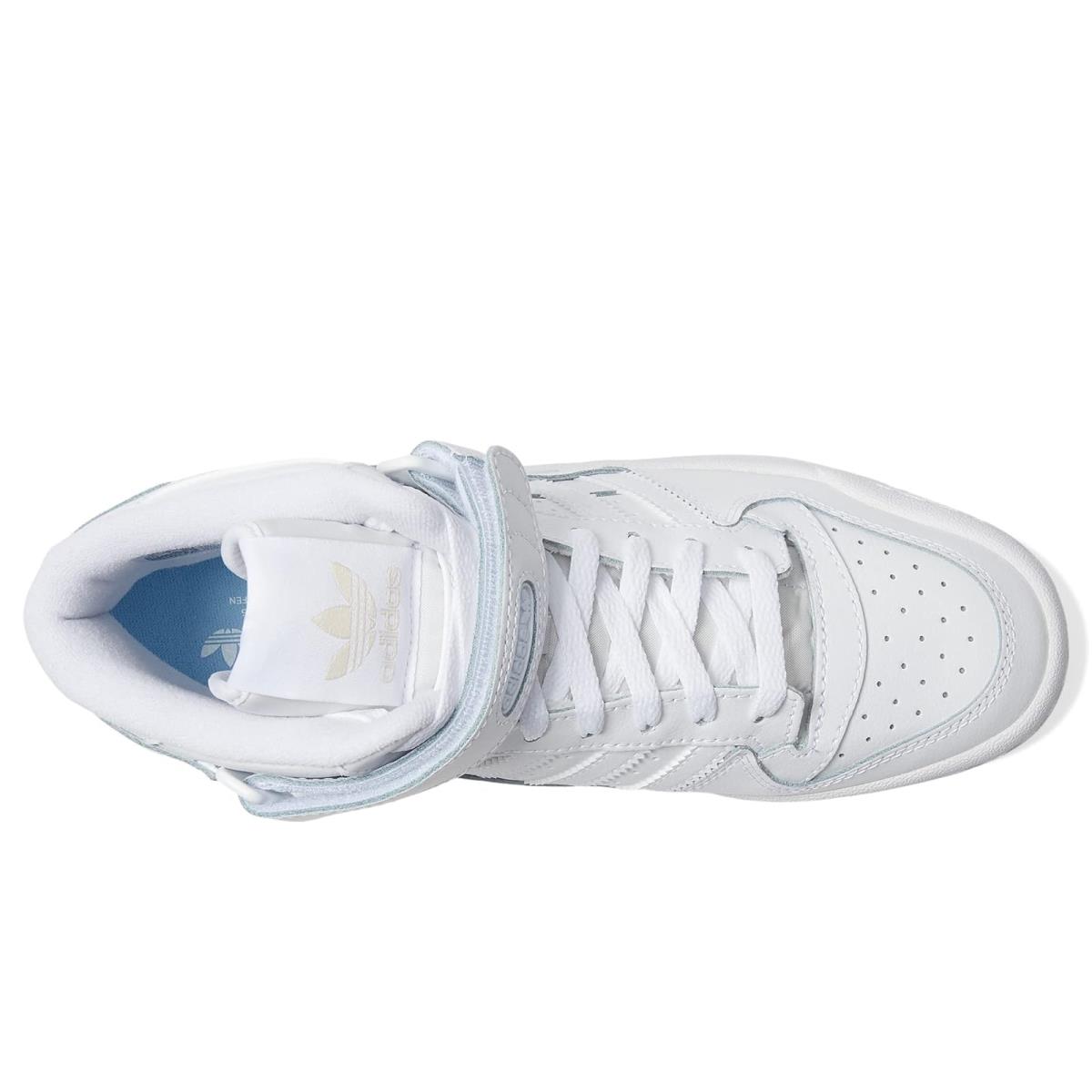 Woman`s Sneakers Athletic Shoes Adidas Originals Forum Mid - White/White/White