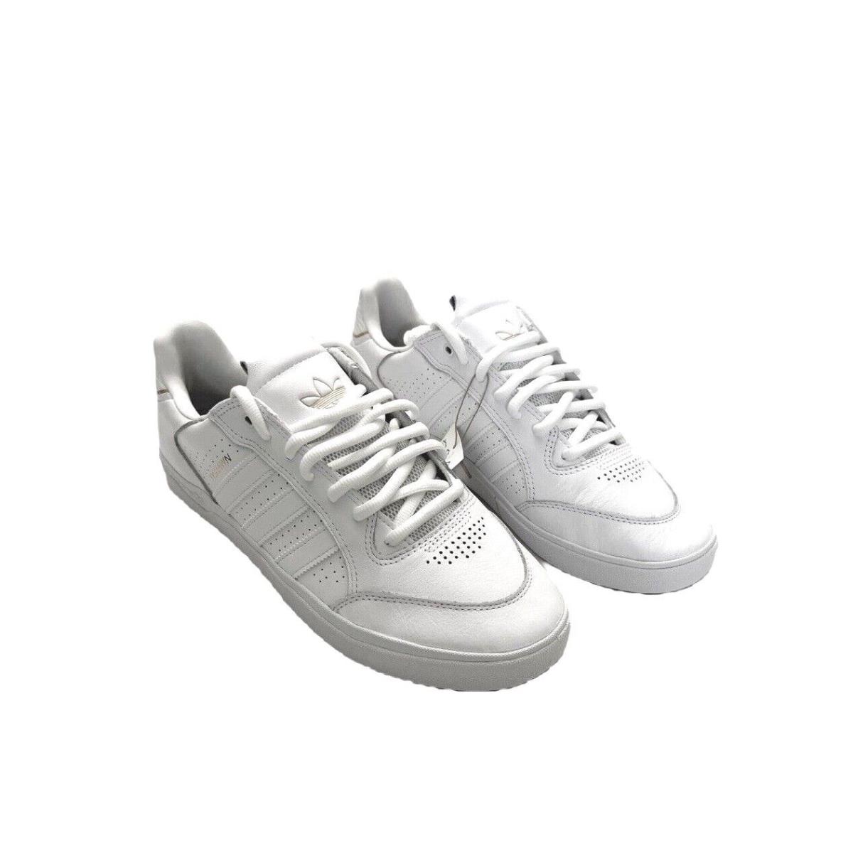 Adidas Men`s Tyshawn Low Activewear/casual Shoes - Cloud White/Cloud White/Gold Metallic