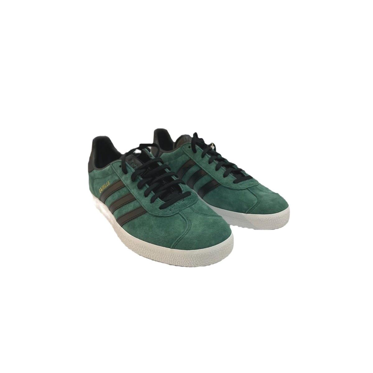 Adidas Men`s Gazelle Casual/activewear Shoes - Collegiate Green/Black/Gold Metallic