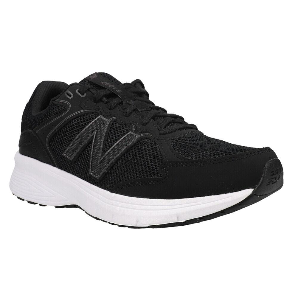 New Balance 460 Lace Up Running Mens Black Sneakers Athletic Shoes M460LK3