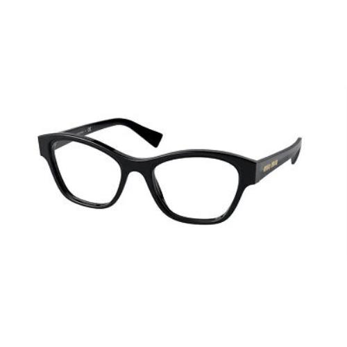 Miu Miu MU08TV-1AB1O1-50 Black Eyeglasses