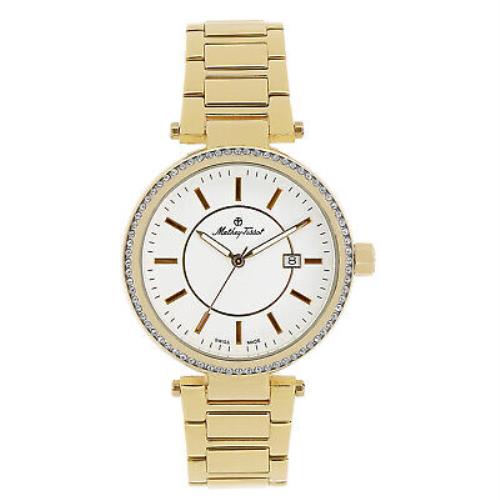 Mathey Tissot Women`s Classic White Dial Watch - H610PI