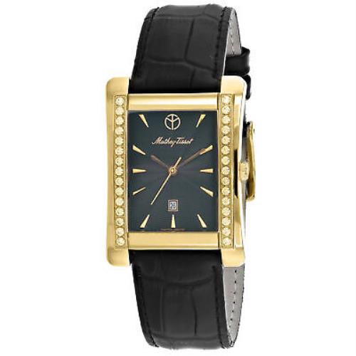 Mathey Tissot Women`s Evasion II Black Dial Watch - K153MQPLN