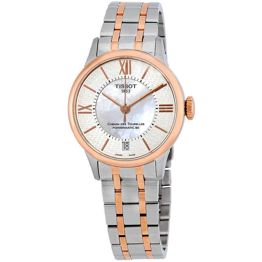 Tissot Chemin Des Tourelles Mop Dial Ladies Watch T099.207.22.118.01