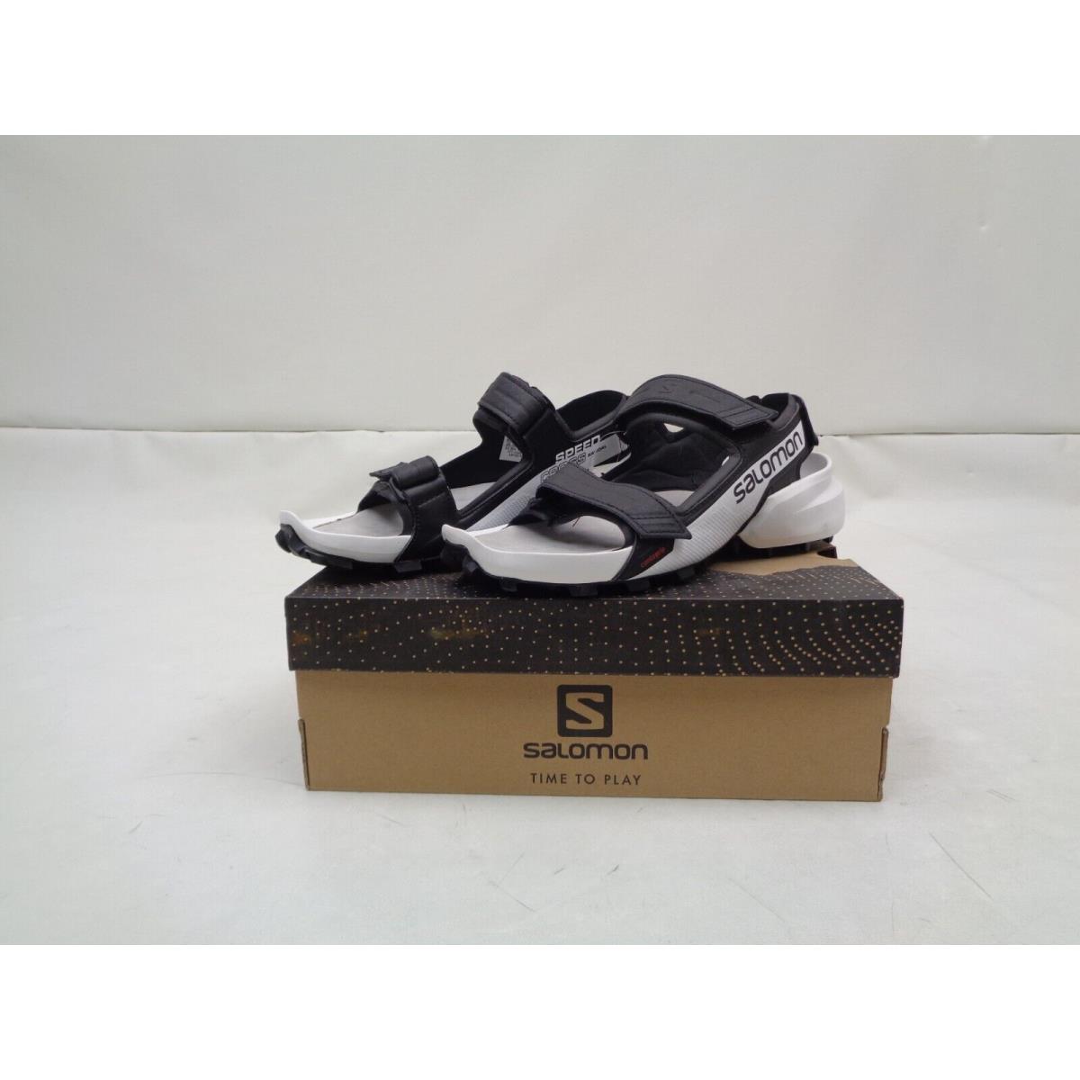 Salomon L4091410024 Unisex 6/7 Speedcross Sandal Hiking Shoes Black / White