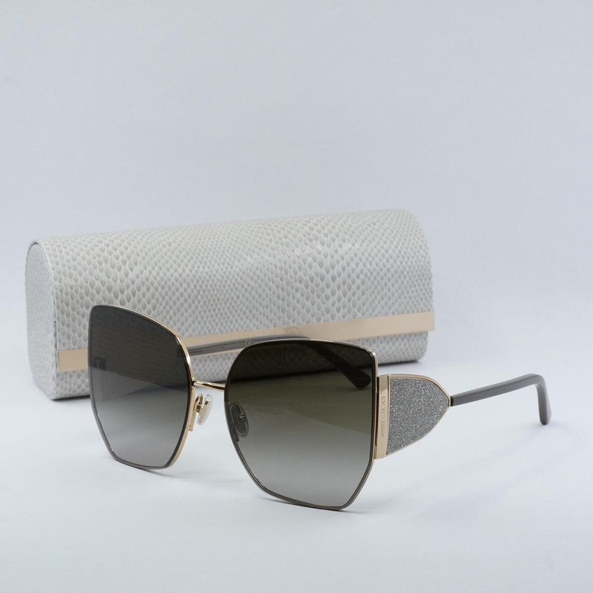 Jimmy Choo River/s 0763 Gold Mud/brown 61-16-145 Sunglasses