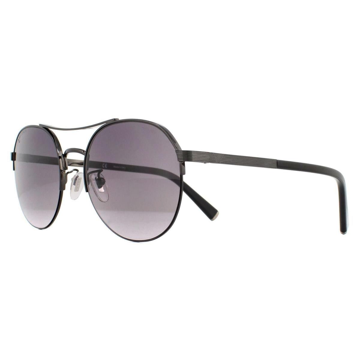 Police Lewis Hamilton Sunglasses Shiny Gunmetal Frame W/ Grey Gradient Lens