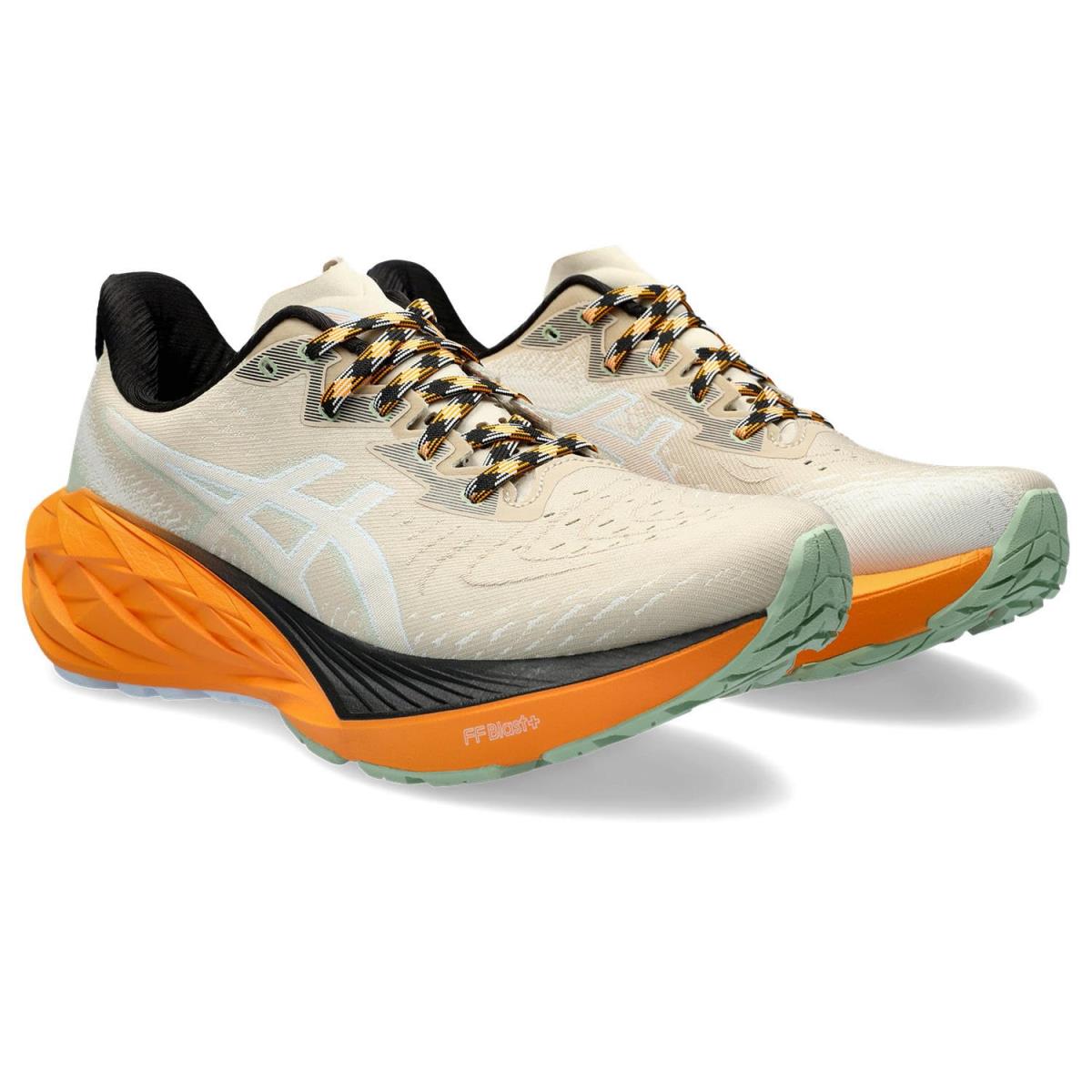 Man`s Sneakers Athletic Shoes Asics Novablast 4 Trail Nature Bathing/Fellow Yellow