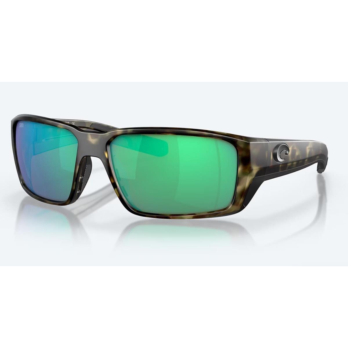 Costa Del Mar Fantail Pro Matte Wetlands Green Mirror Polarized Glass 580G