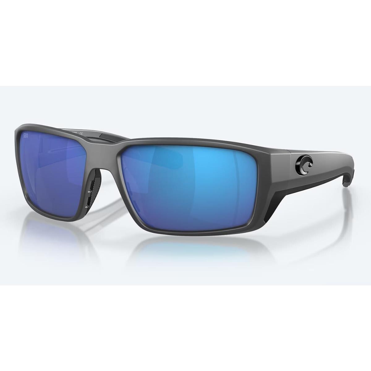 Costa Del Mar Fantail Pro Matte Gray / Blue Mirror Polarized Glass 580G