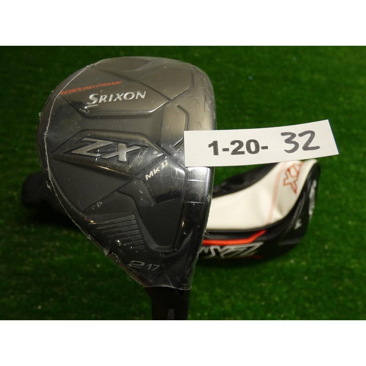 Srixon ZX MK II 17 2 Hybrid Rescue Hzrdus Smoke Rdx 80g X Extra Stiff w HC