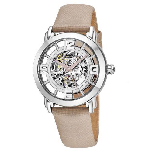 Stuhrling 156 121S2 Classic Lady Winchester Tan Automatic Skeleton Womens Watch