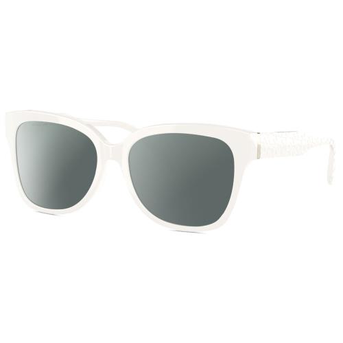 Michael Kors MK4091 Women`s Cat Eye Polarized Sunglasses in White 52mm 4 Options Smoke Grey Polar