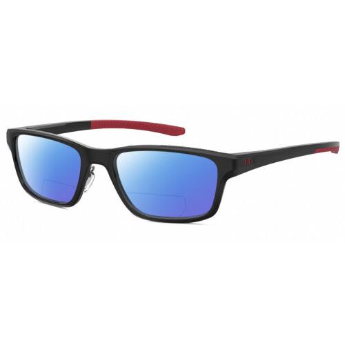 Under Armour UA-5000/G Men Polarized Bifocal Sunglasses Black Red 55mm 41 Option Blue Mirror
