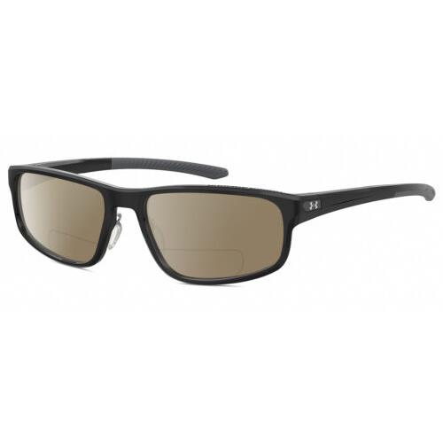 Under Armour UA-5014 Mens Polarized Bifocal Sunglasses Black Grey 56mm 41 Option Brown