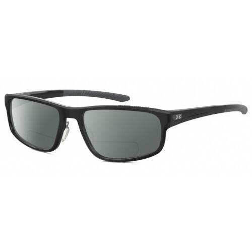 Under Armour UA-5014 Mens Polarized Bifocal Sunglasses Black Grey 56mm 41 Option Grey