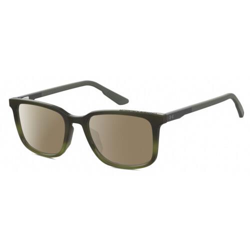 Under Armour UA-5010 Unisex Polarized Sunglasses Green Horn Marble 53mm 4 Option Amber Brown Polar