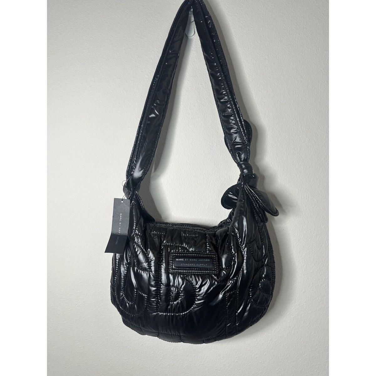 Marc By Marc Jacobs Lightweight Black Nylon Hobo Bag