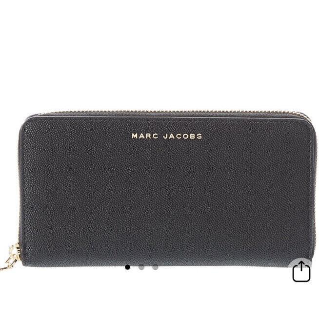 Marc Jacobs Standard Leather Continental Wallet Black
