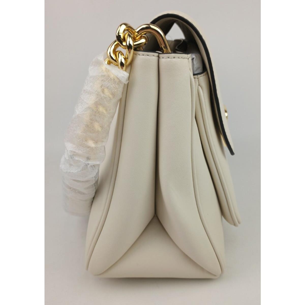 Marc Jacobs Cloud White The J Gold Chain Satchel Crossbody Bag