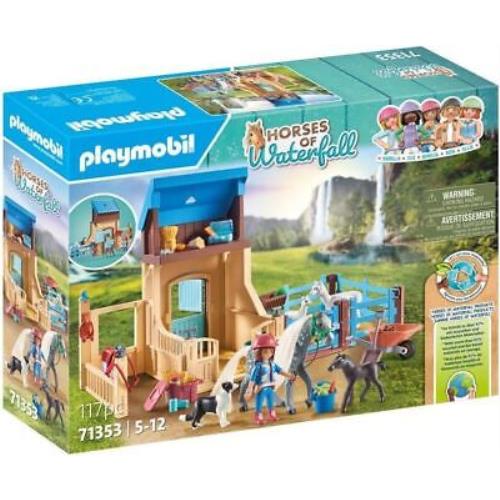 Playmobil 71353 Horses of Waterfall Horse Stall with Amelia Whisper