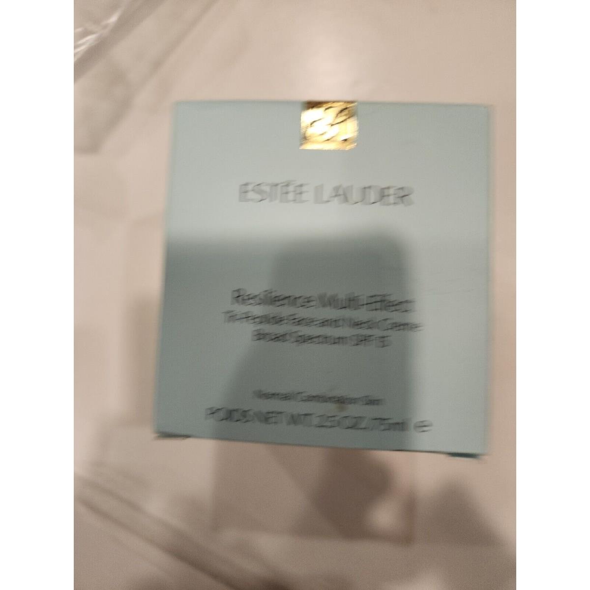 Estee Lauder Resilience Multi-effect Tri-peptide Face Neck Creme Spf 15 2.5 oz