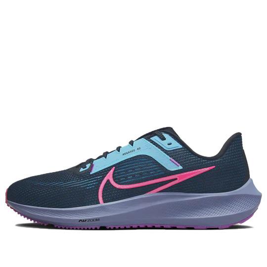 Nike Air Zoom Pegasus 40 SE Black Hyper Pink Green Abyss FB7180-001 Men`s 14