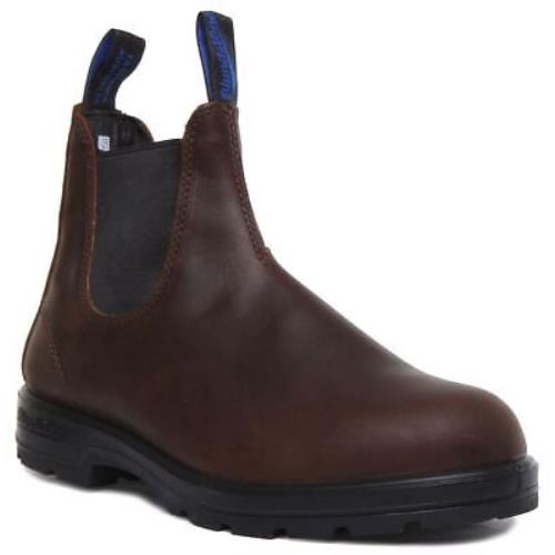 Blundstone 1477 Mens Thermal Chelsea Boots In Brown Size US 7 - 13