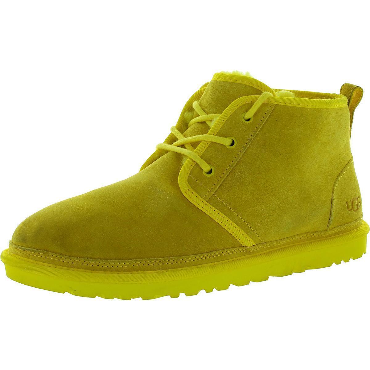 Ugg Womens Neumel Suede Shearling Bootie Casual Boots Shoes Bhfo 9478 Canary