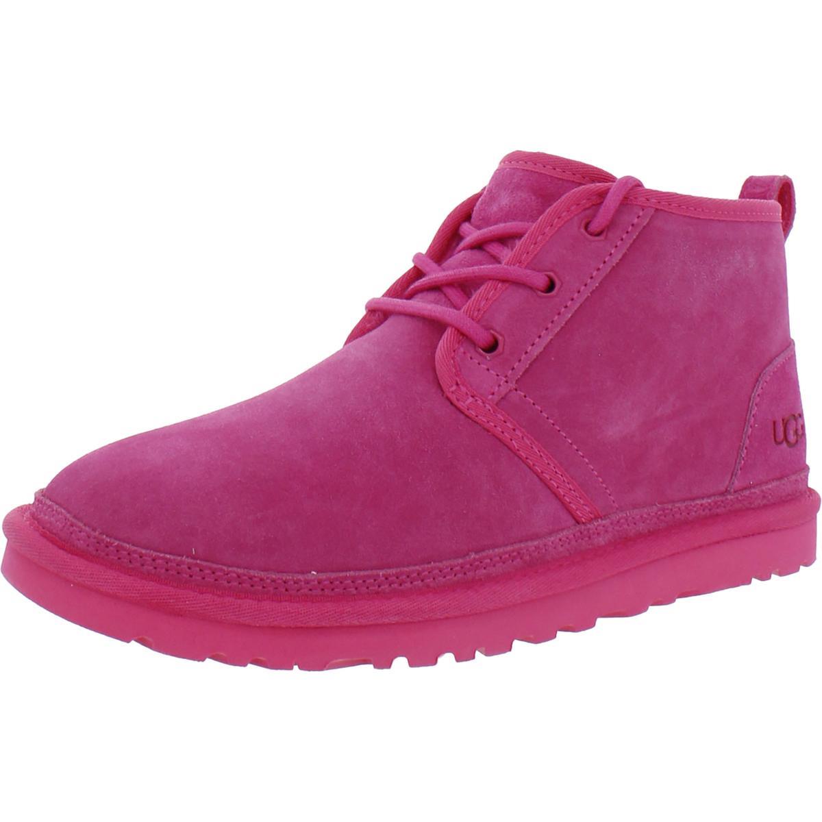 Ugg Womens Neumel Suede Shearling Bootie Casual Boots Shoes Bhfo 9478 Taffy Pink