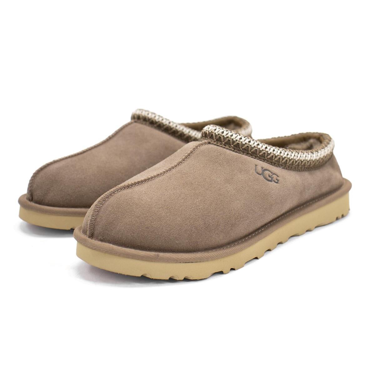 Ugg Tasman Sheepskin Lined Suede Slip-on Shoes Men`s Outdoor Slipper Caribou