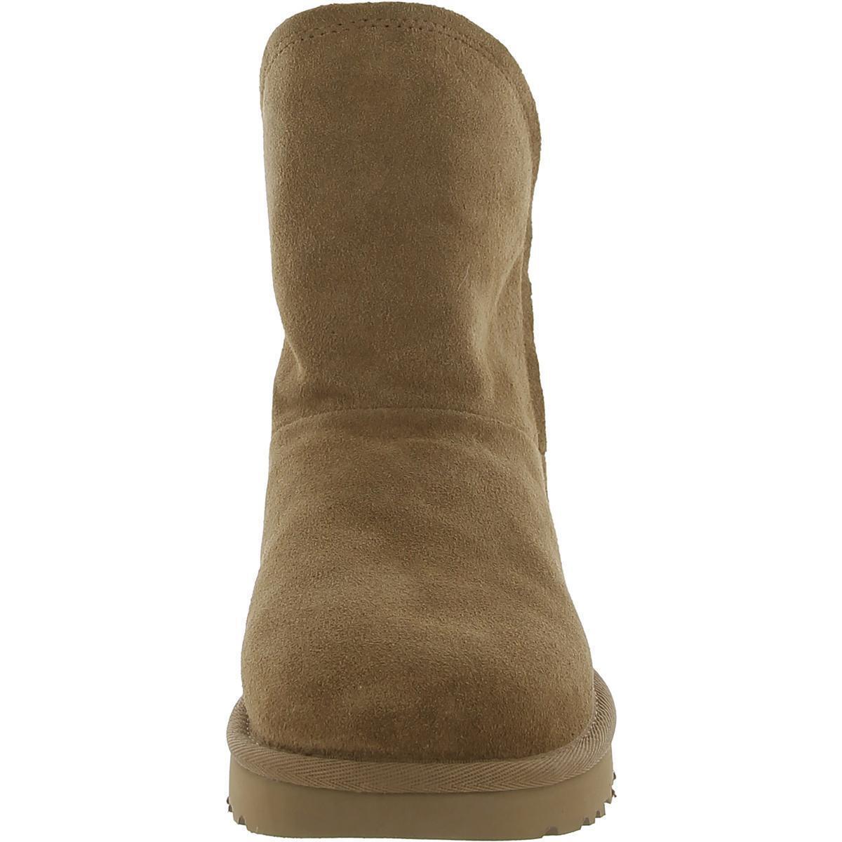 Ugg Womens Suede Wool Blend Cozy Winter Snow Boots Shoes Bhfo 2850