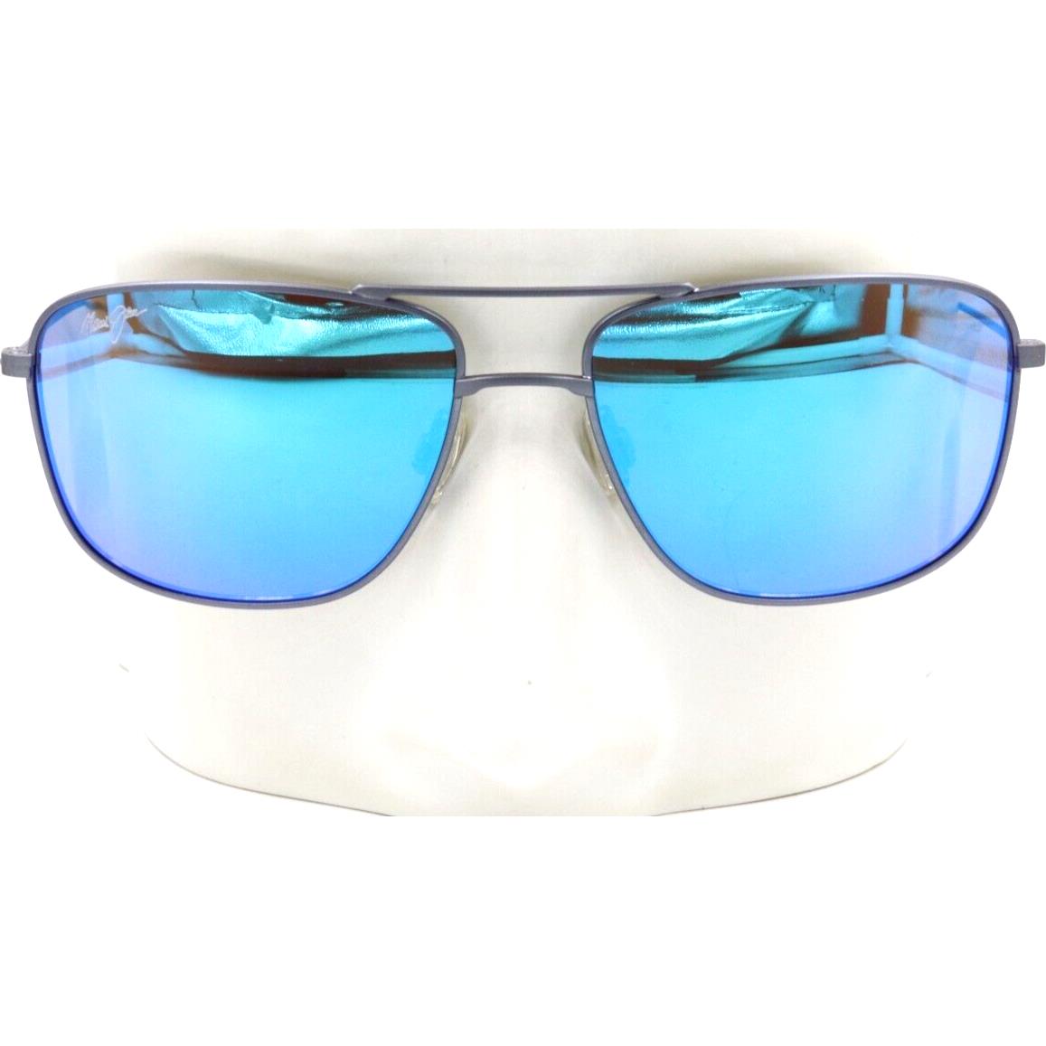 Maui Jim Blue Hawaii Mikioi Dove Gray Aviator Sunglasses B887-03